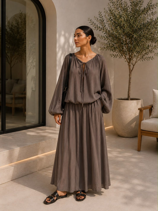 Ensemble Qawal taupe