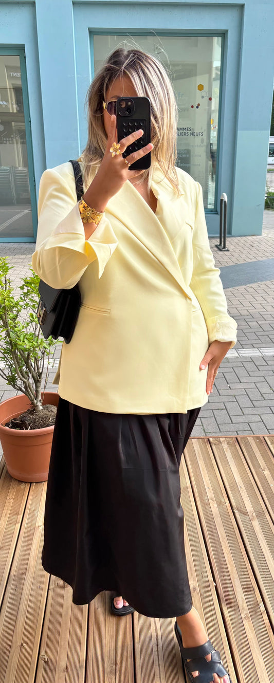 Blazer Premium jaune pastel