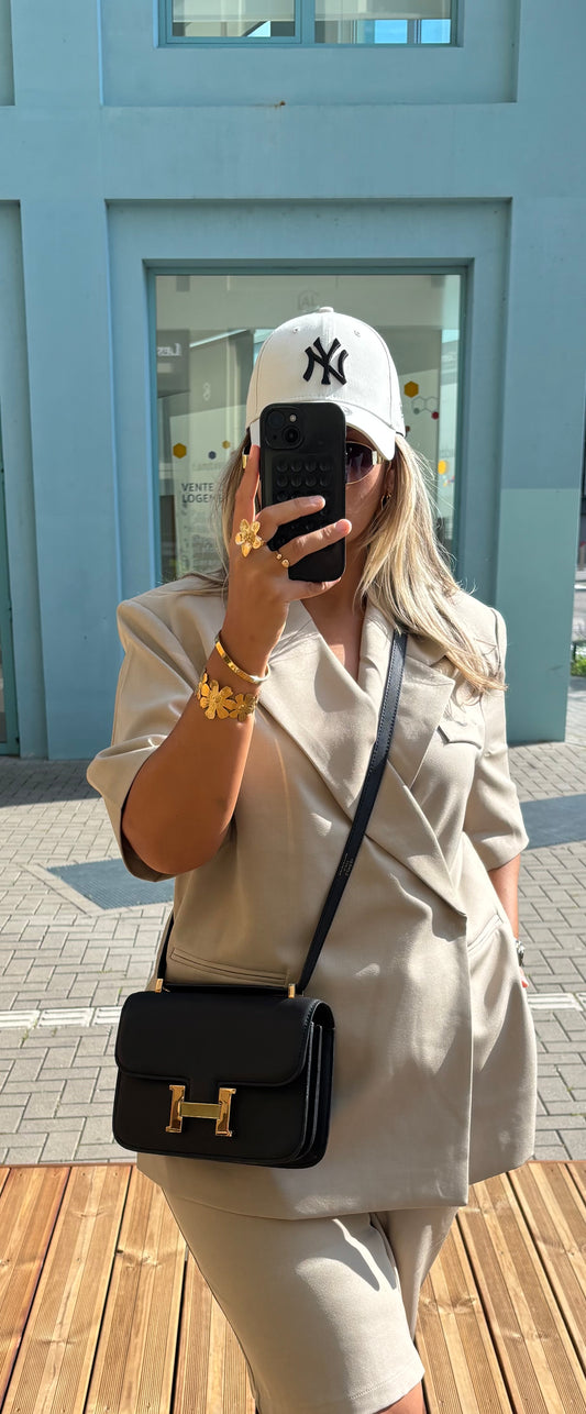 Blazer croisé et long Premium